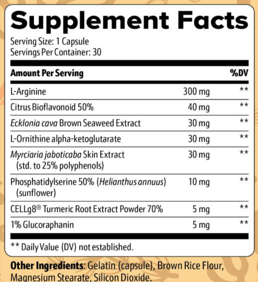 OrexiBurn Supplement Facts